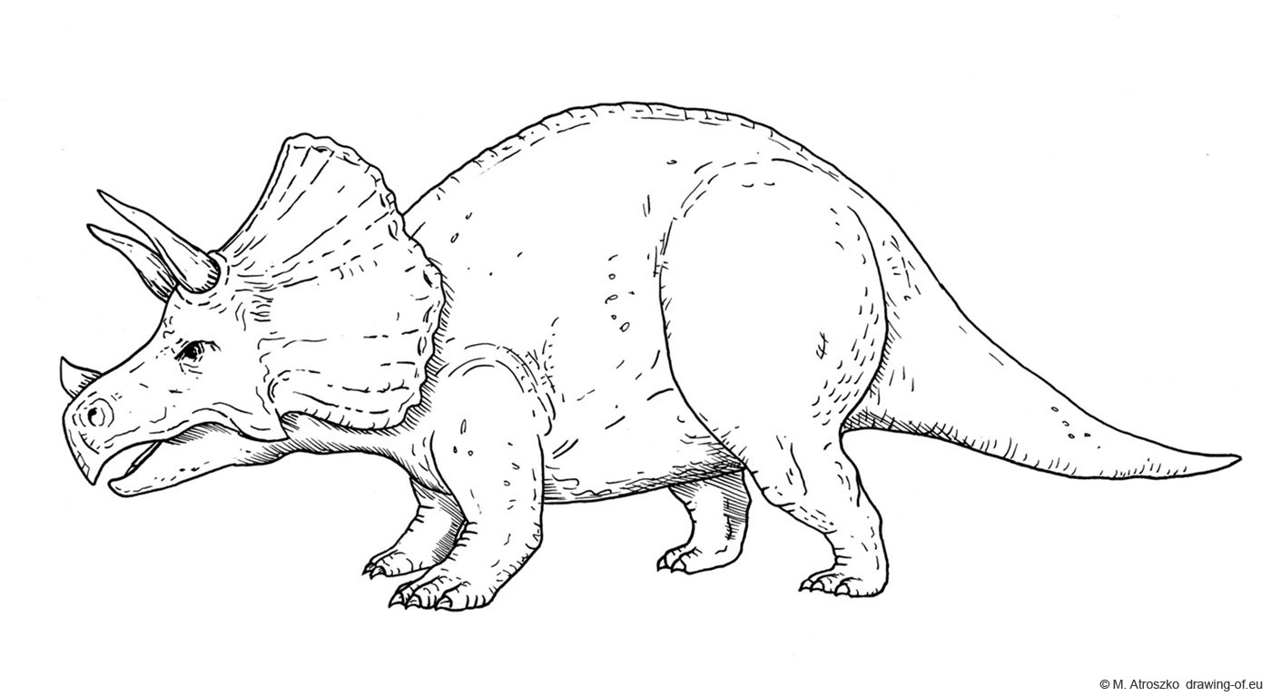 Triceratops dibujo