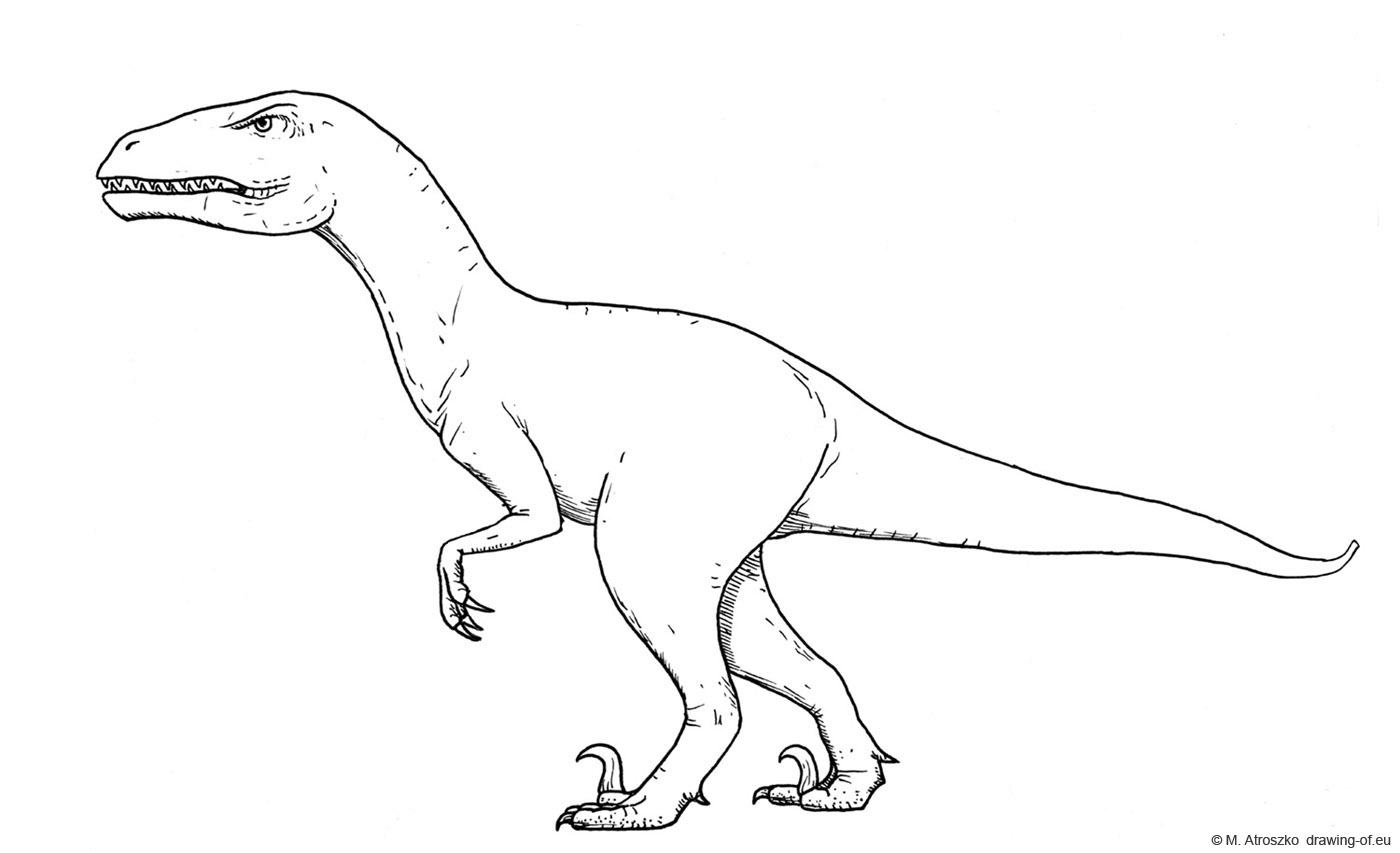 Velociraptor dibujo