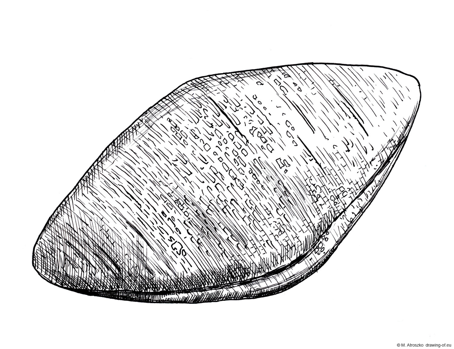 Dibujo del pan largo